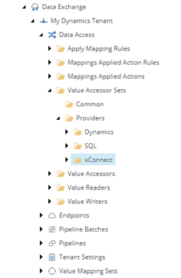 xConnect provider in content tree xConnect provider in content tree