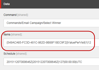 Example of how to specify how and when you want the winning message chosen. Example of how to specify how and when you want the winning message chosen.