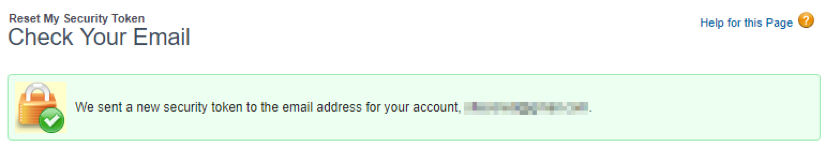 Salesforce Check your email message