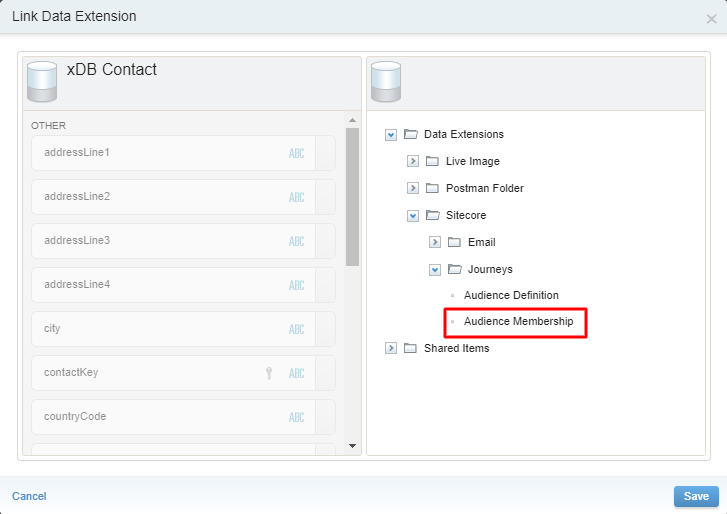 Select the Audience Membership extension Select the Audience Membership extension
