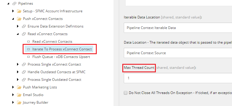 Max Thread Count in pipeline Max Thread Count in pipeline
