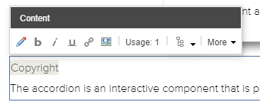 Content token in gray.