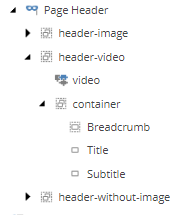 Page header rendering variant