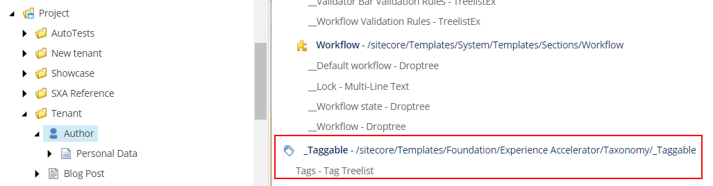 Base template taggable inherited.