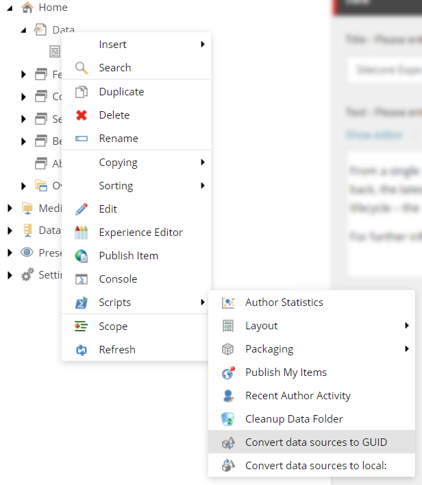 Convert data sources to GUID