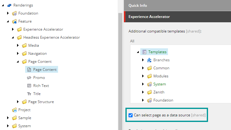 Use content from the current page and select the Page as data source option. Use content from the current page and select the Page as data source option.