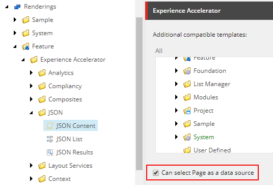 Use content from the current page and select the Page as data source option.