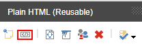 On the toolbar click Edit HTML source. On the toolbar click Edit HTML source.