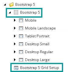 The grid settings in the Content Editor