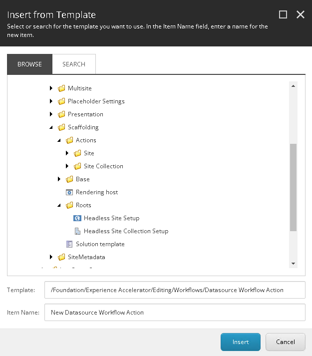 Add new site setup. Add new site setup.