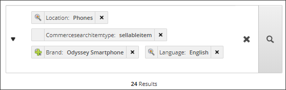 Search query for promoted products