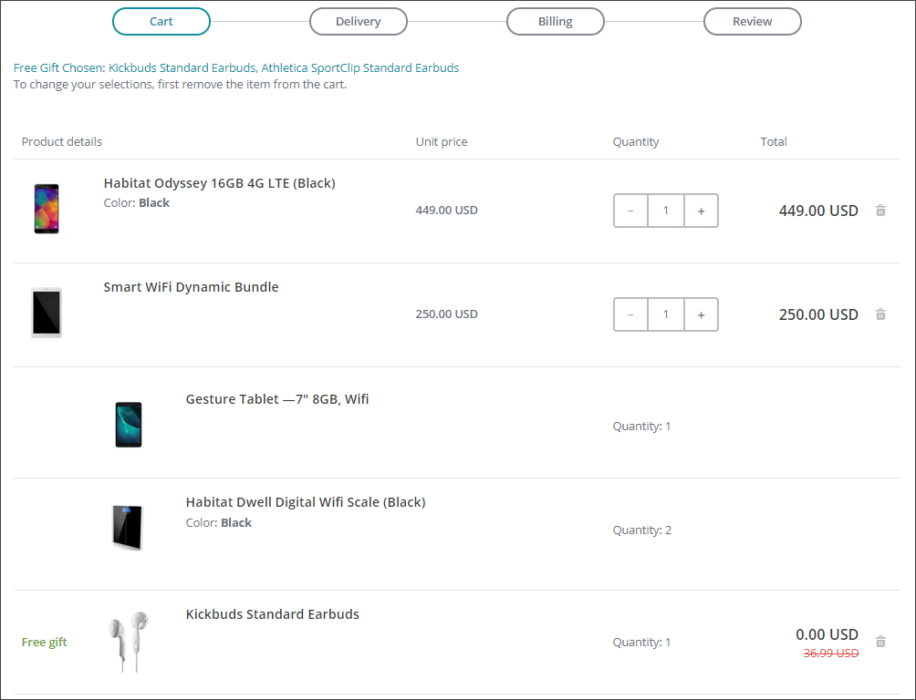 Shopping Cart Lines on the live storefront. Shopping Cart Lines on the live storefront.
