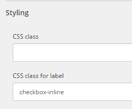 Inline checkbox CSS class for label example. Inline checkbox CSS class for label example.