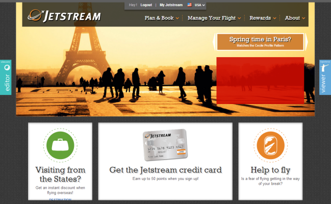 The personalized Home page in Explorer mode