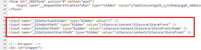 Site Bindings meta rendering on the live storefront live.