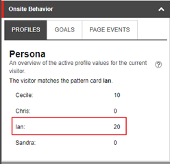The Ian profile value is set to 20