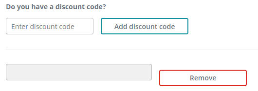 Promotion Codes rendering