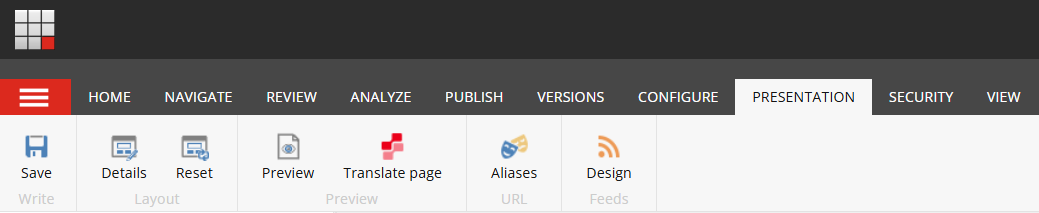 On the Presentation tab, click Translate.