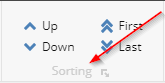 Open the sort order window