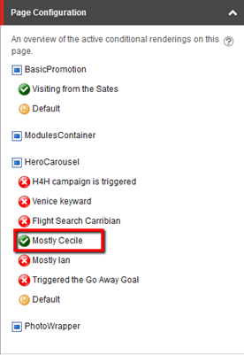 The Page Configuration section shows that the Mostly Cecile rendering is active
