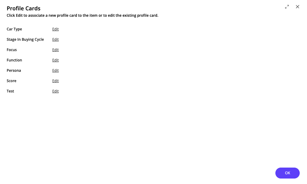Profile card examples Profile card examples