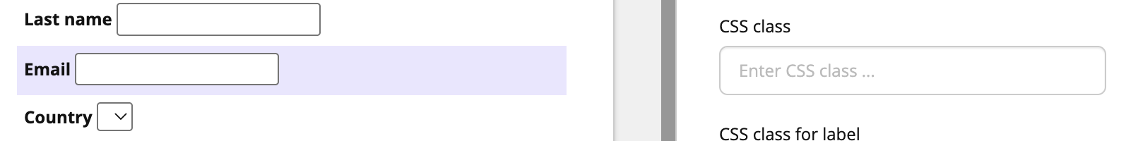 Use CSS class field to color the submit button example.