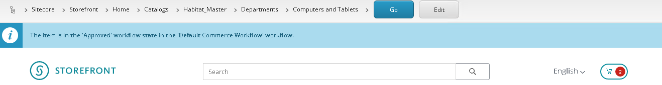 Example of a workflow notification that you can suppress.