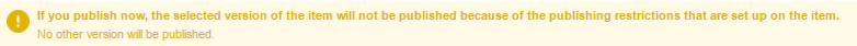 The publishing restrictions warning