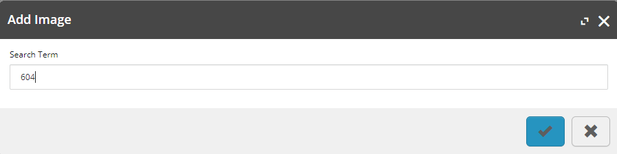 Add image dialog box Add image dialog box