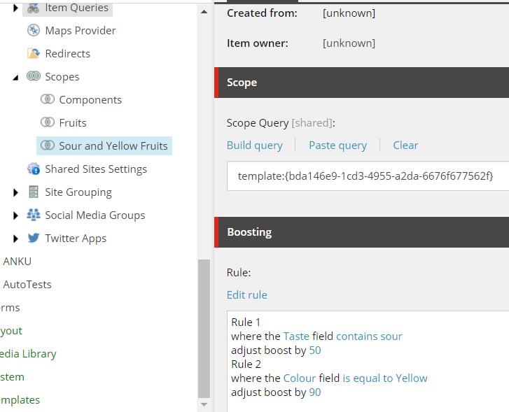 Add a boosting rule for a search scope. Add a boosting rule for a search scope.