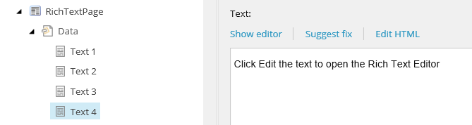 Rich text storage Rich text storage