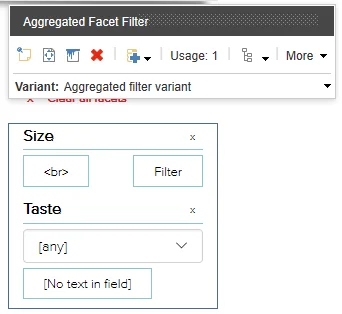 Combine multiple filters in the Aggregated Facet Filter