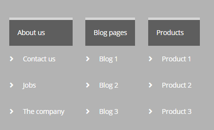 Big/Fat navigation component.