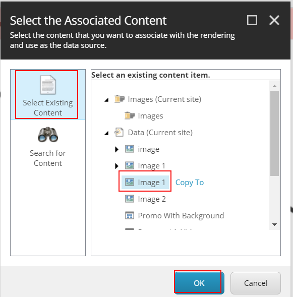 Select a content item Select a content item