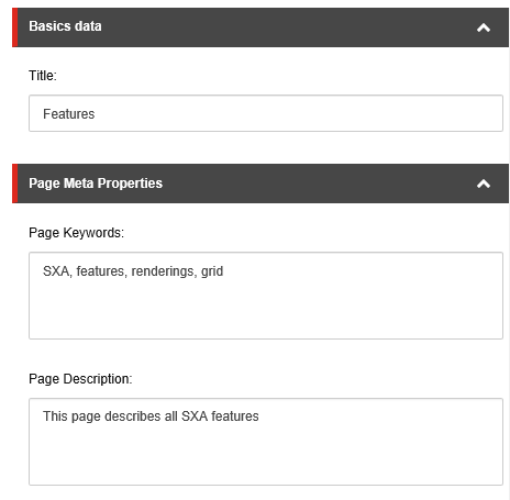 Enter the title, keywords, and description. Enter the title, keywords, and description.
