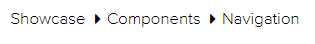 The Breadcrumb component.