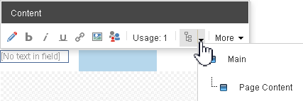 The floating toolbar.