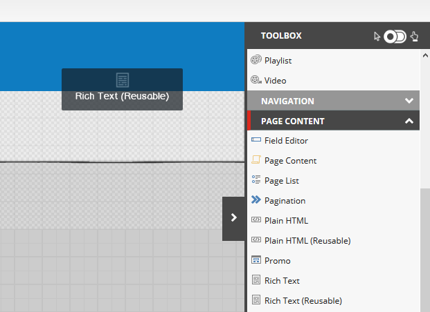 Drag the rendering to the page