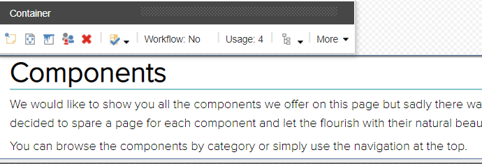 Example of how different data source content is loaded
