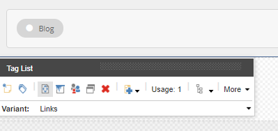 Tag list