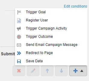 Add Submit action
