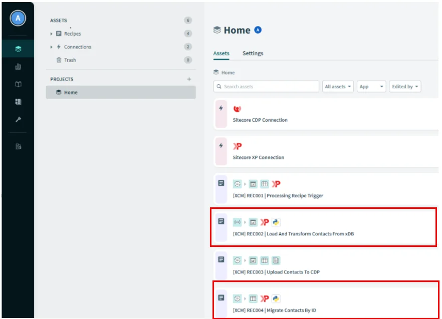 The recipes that you need to update if there are additional identity rules The recipes that you need to update if there are additional identity rules
