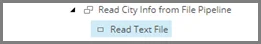 Read Text File pipeline step in the content tree Read Text File pipeline step in the content tree