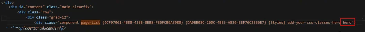 Hero class added.