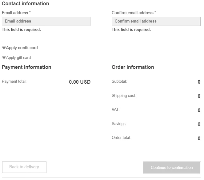 Billing rendering in the Experience Editor Billing rendering in the Experience Editor