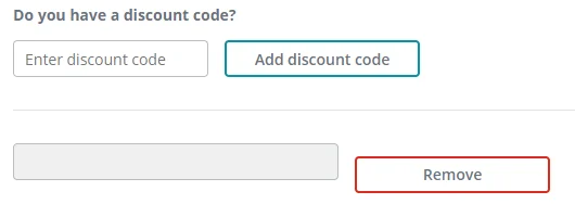 Promotion Codes rendering