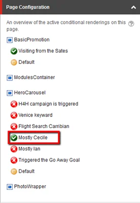 The Page Configuration section shows that the Mostly Cecile rendering is active The Page Configuration section shows that the Mostly Cecile rendering is active