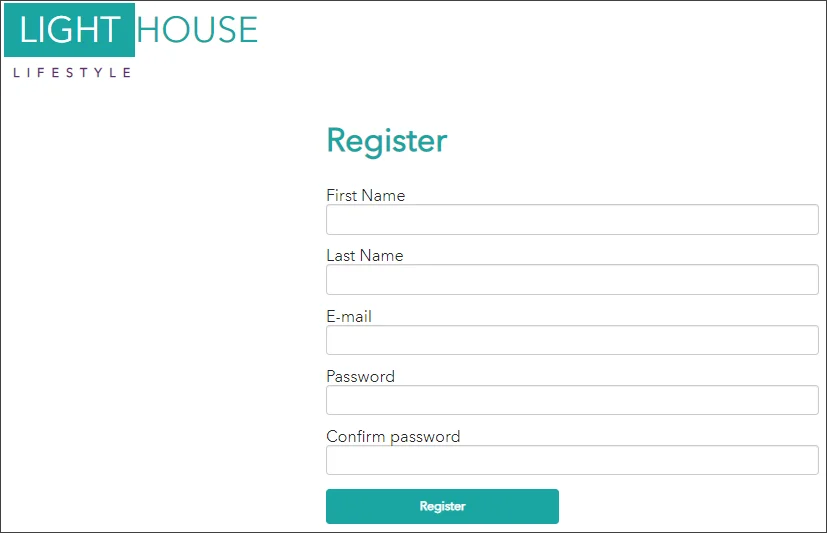 Example of a form with company branding Example of a form with company branding