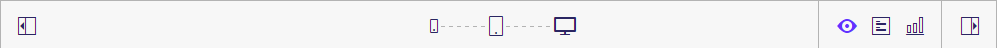 The page editor toolbar