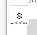 The cursor indicating the rendering is prohibited The cursor indicating the rendering is prohibited
